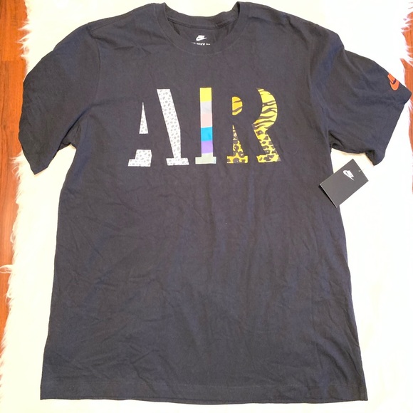🆕 Nike HERITAGE AIR MAX Men’s T-Shirt Black Large - Picture 4 of 8
